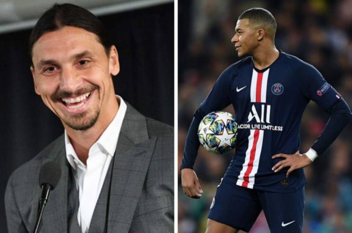 Zlatan Ibrahimovic se rinde ante Mbappé y se olvida de Messi y Cristiano Ronaldo