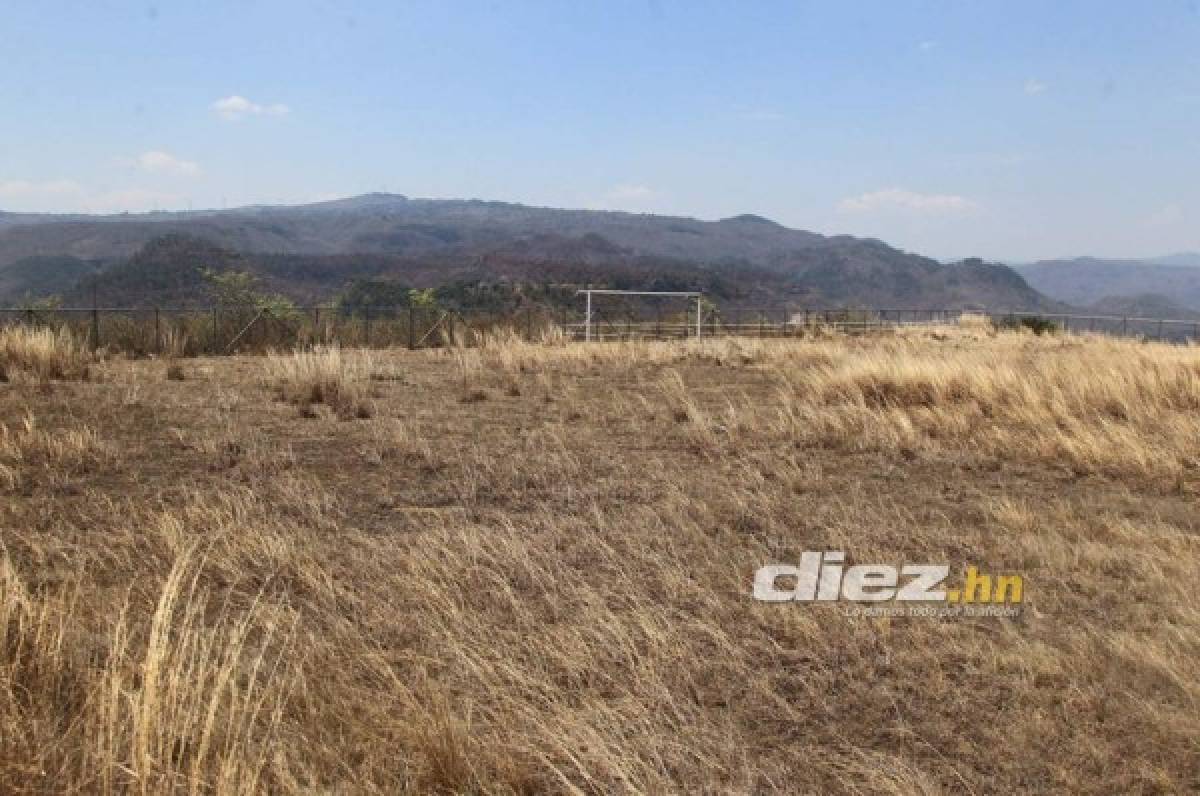 EN FOTOS: Abandonado y como potrero, así está Proyecto Gol El Tizatillo