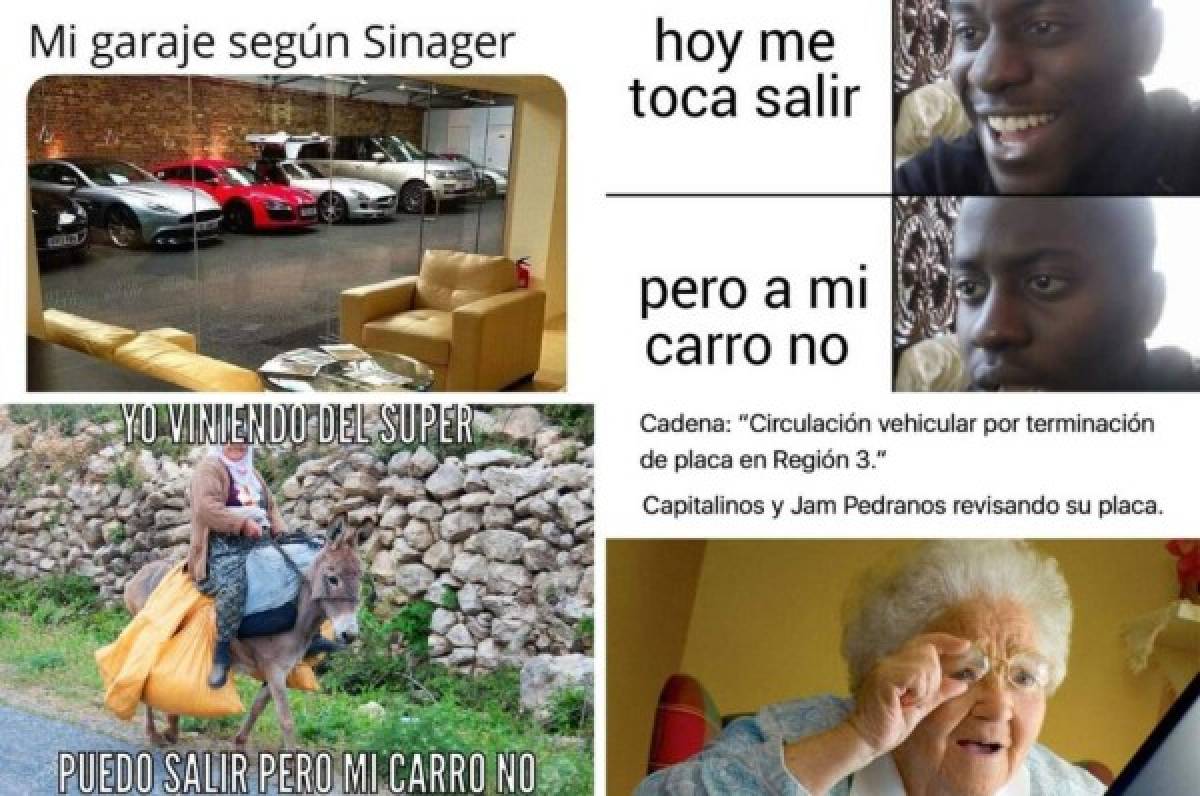 ¿Quién más está enredado? Memes de la cadena nacional en Honduras por circulación con placas