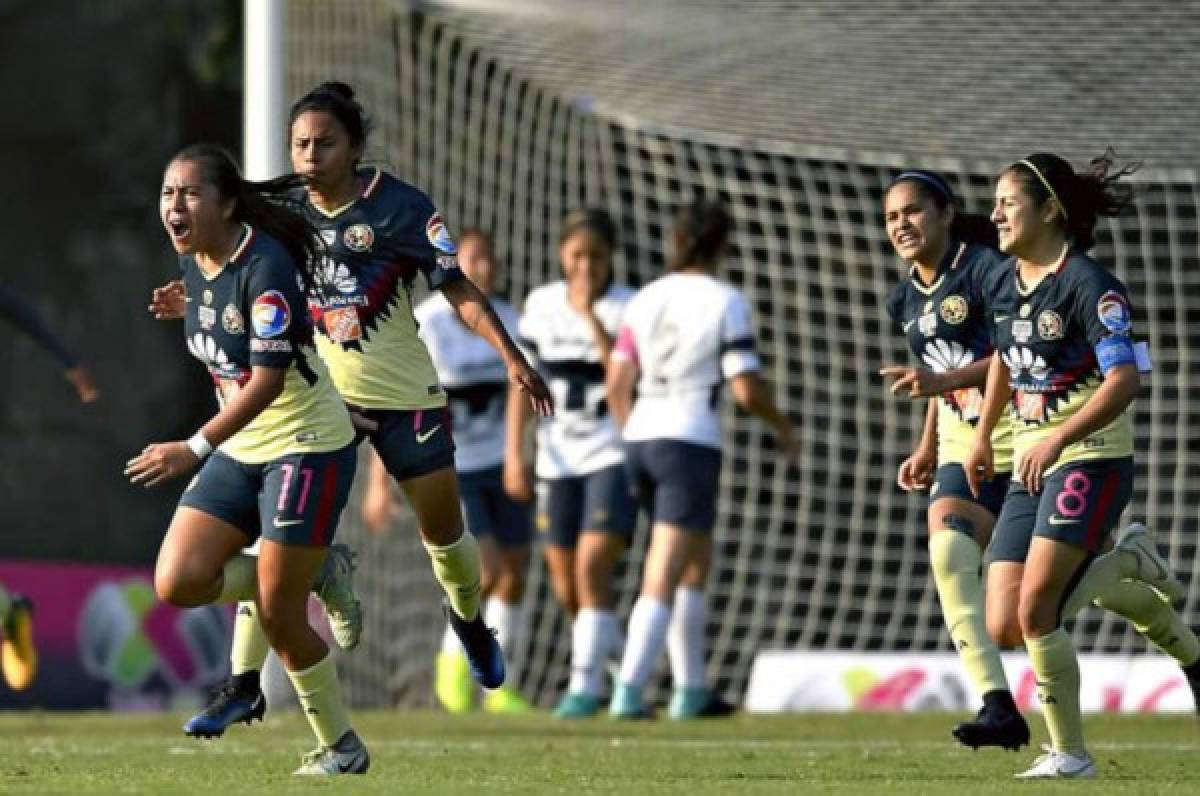 Gritan 'águilas hondureñas' a las futbolistas de América en la Liga Femenil