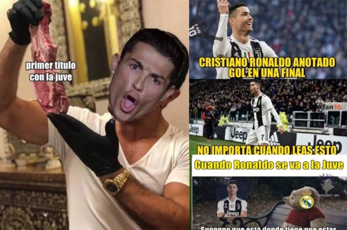 Memes: Destrozan al Real Madrid por el primer título de Cristiano Ronaldo con la Juventus