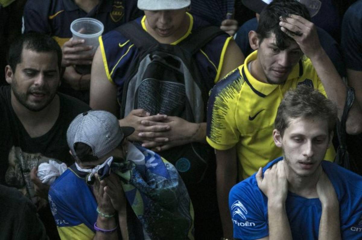 NO SE VIO EN TV: El sufriento de Boca Juniors y los aficionados mexicanos en el Bernabéu