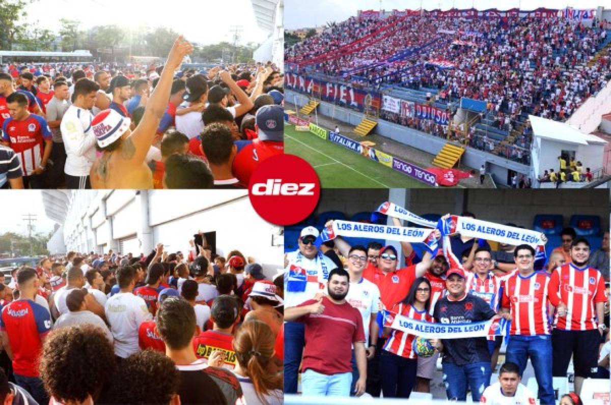 Olimpia desborda la locura de sus fanáticos en el Estadio Morazán