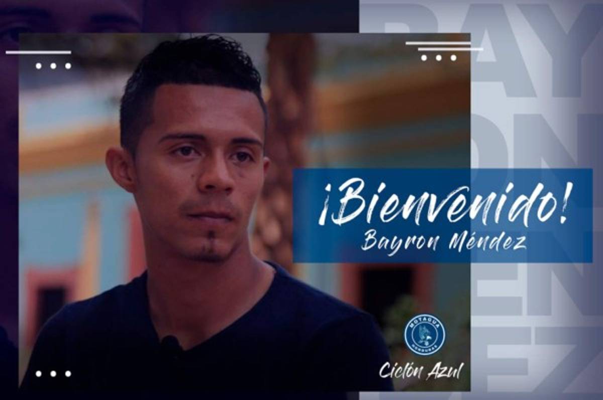 Motagua anuncia la contratación del mediocampista Bayron Méndez; firmó contrato por un año