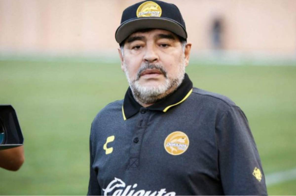 Diego Maradona no continuará como entrenador de Dorados de Sinaloa por cuestiones de salud