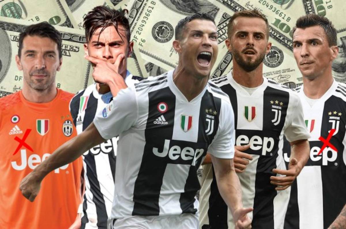 Top: Revelan los 10 salarios más altos en la Juventus, el de Cristiano Ronaldo es estratosférico  