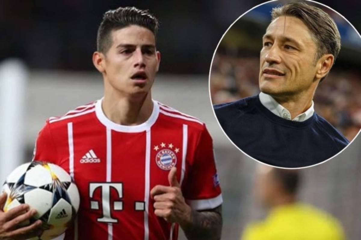 James Rodríguez explota contra su técnico: ''No estamos en Frankfurt''