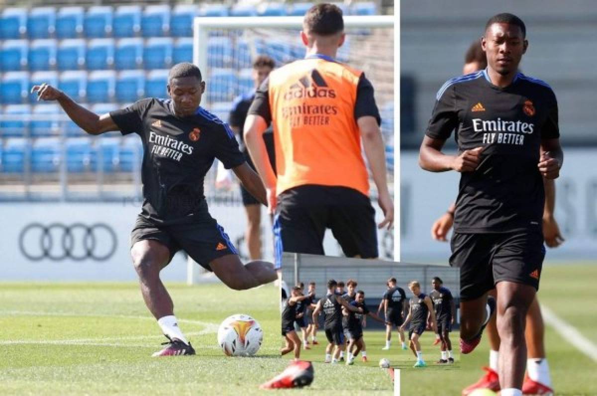 Así fue el primer entrenamiento de Alaba en el Real Madrid: Su mejor amigo y risas con Ancelotti