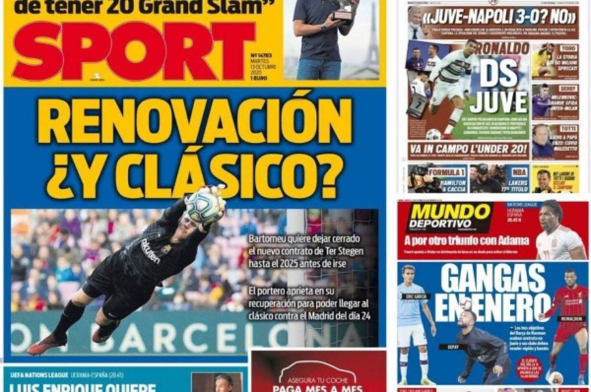 Portadas por el mundo: Los tres fichajes que hará el Barcelona y el '9' que quiere el Real Madrid