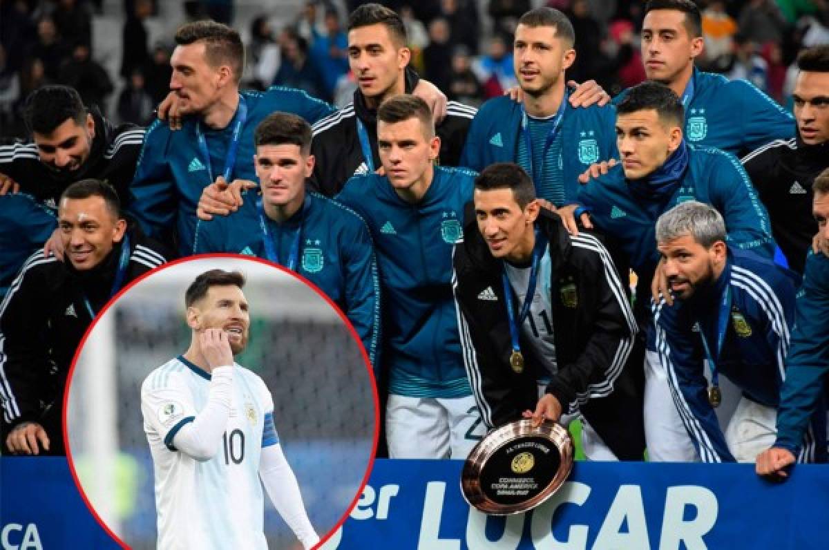 ¡El polémico gesto de Messi tras conquistar el tercer lugar de la Copa América!