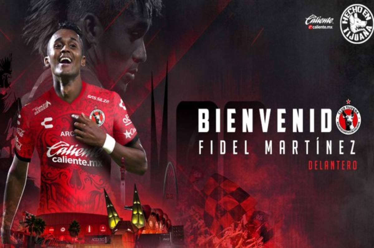 Xolos de Tijuana anuncia el regreso del 'Neymar' ecuatoriano, Fidel Martínez, a la Liga MX