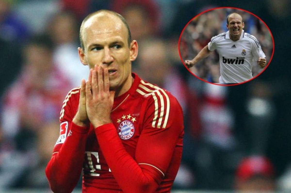 Robben: 'No guardo buenos recuerdos de mi etapa en el Real Madrid