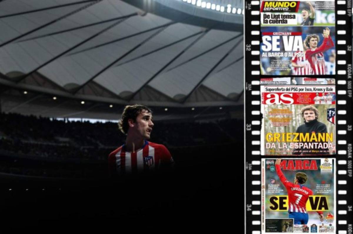 Griezmann se roba las portadas tras anunciar su salida del Atlético de Madrid