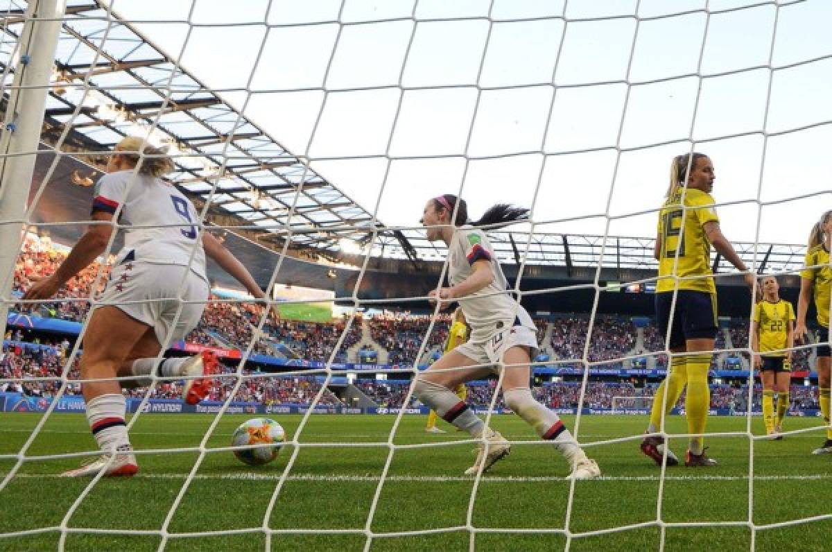 Mundial femenino: Estados Unidos derrota a Suecia y enfrentará a España en octavos