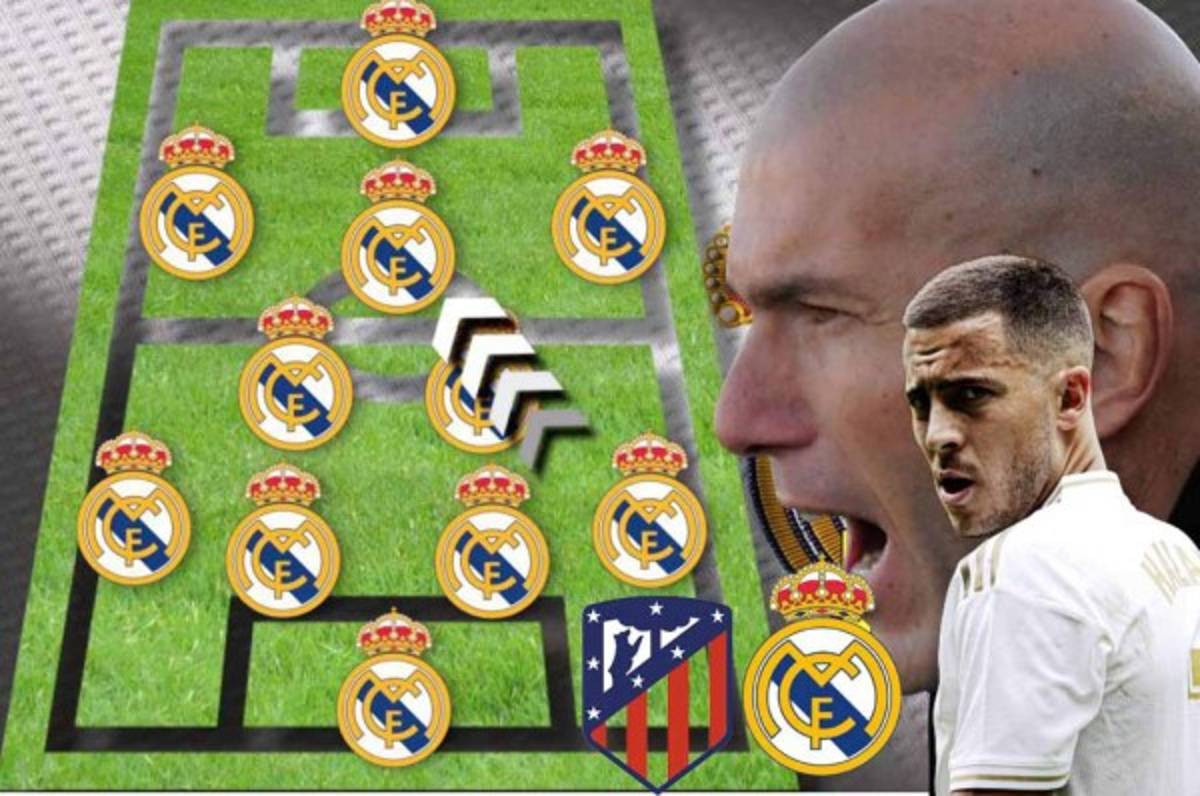 ¿Con Modric? Así será el 11 de Zidane para el derbi entre Real Madrid y Atlético