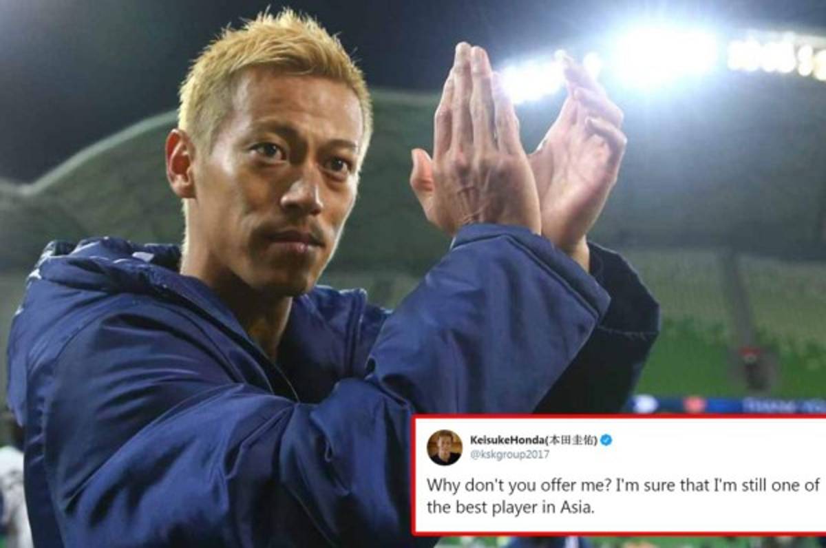 El 'martirio' que vive Keisuke Honda, la figura que busca trabajo en redes sociales