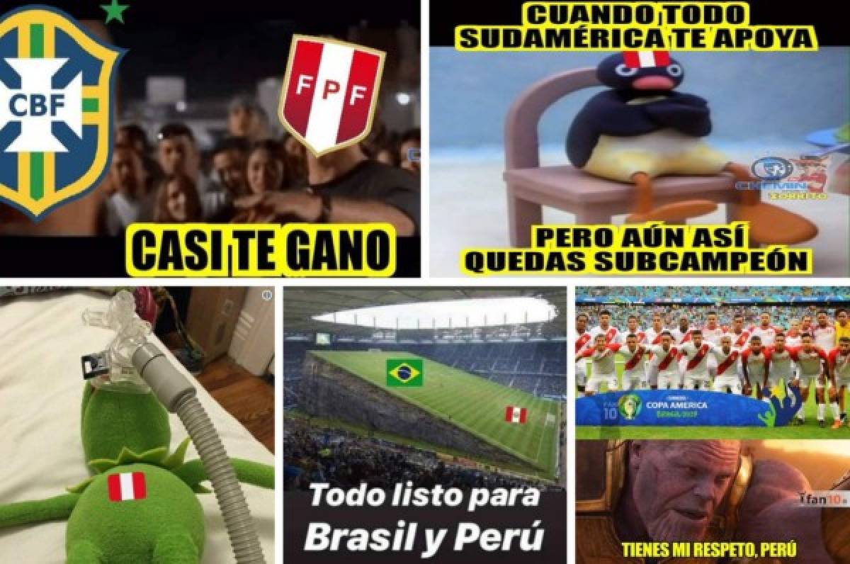 ¡Para morir de risa! Los memes atacan a Perú tras perder contra Brasil en la Copa América