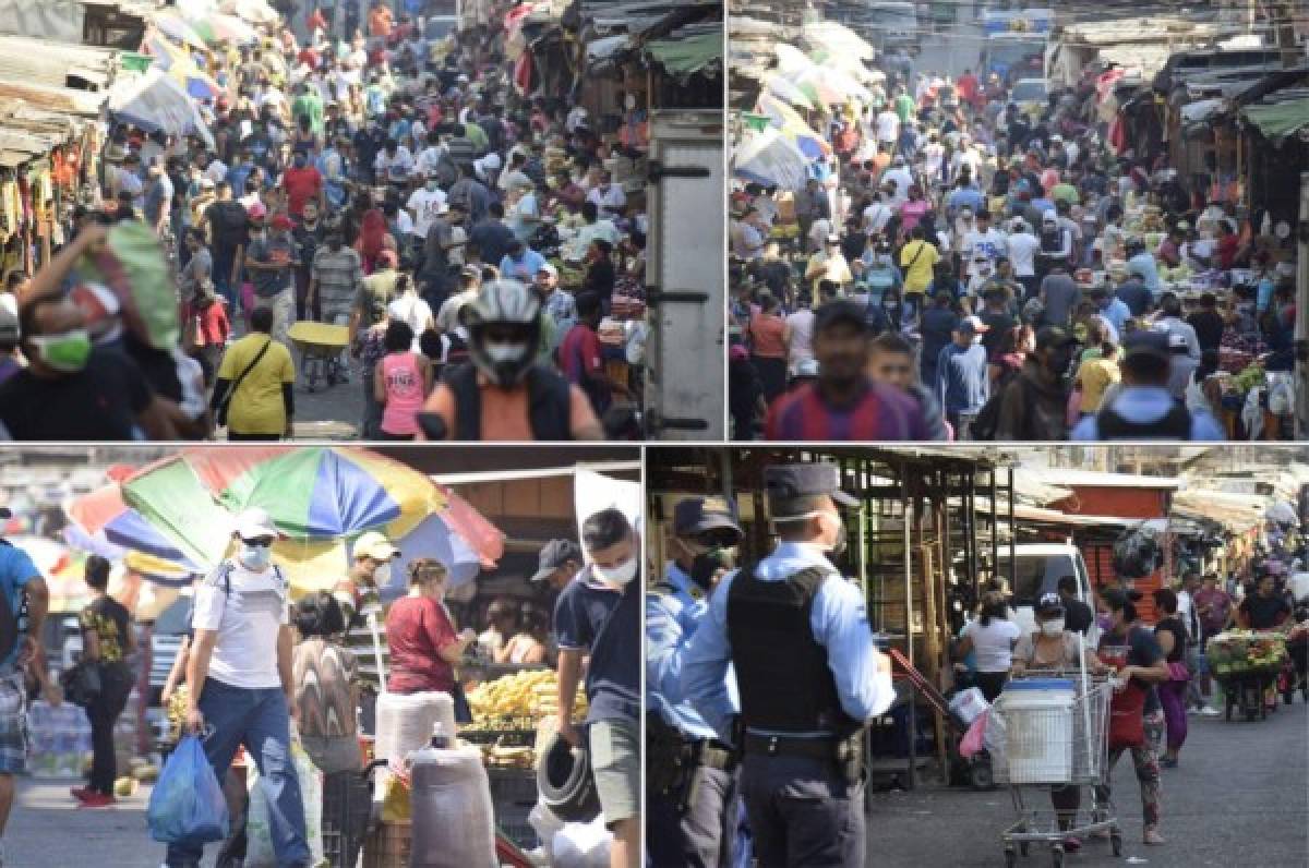 Mercados de Tegucigalpa lucen abarrotados una vez más pese al brote de coronavirus