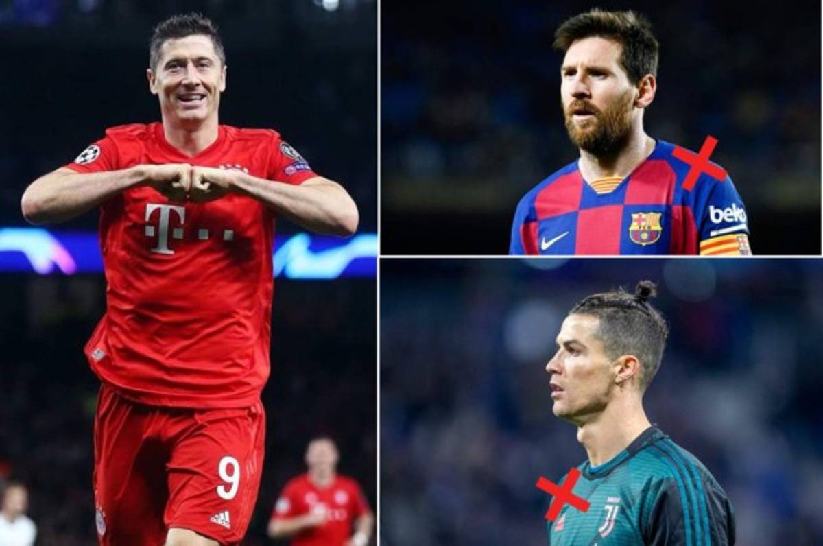 Bundesliga: Lewandowski sorprende con su lista de los mejores cinco delanteros del mundo