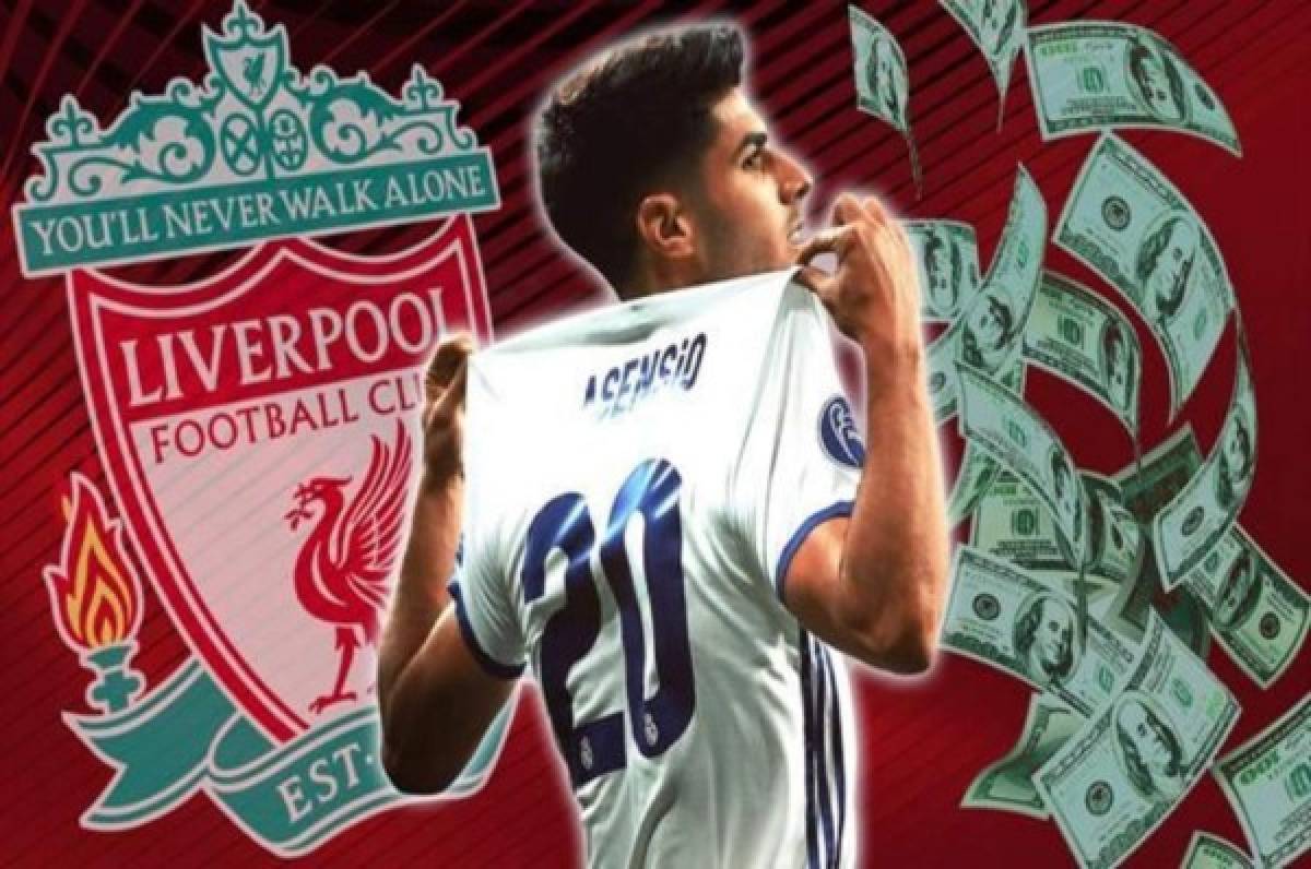 La 'millonada' que ofrece el Liverpool para llevarse a Marco Asensio del Real Madrid