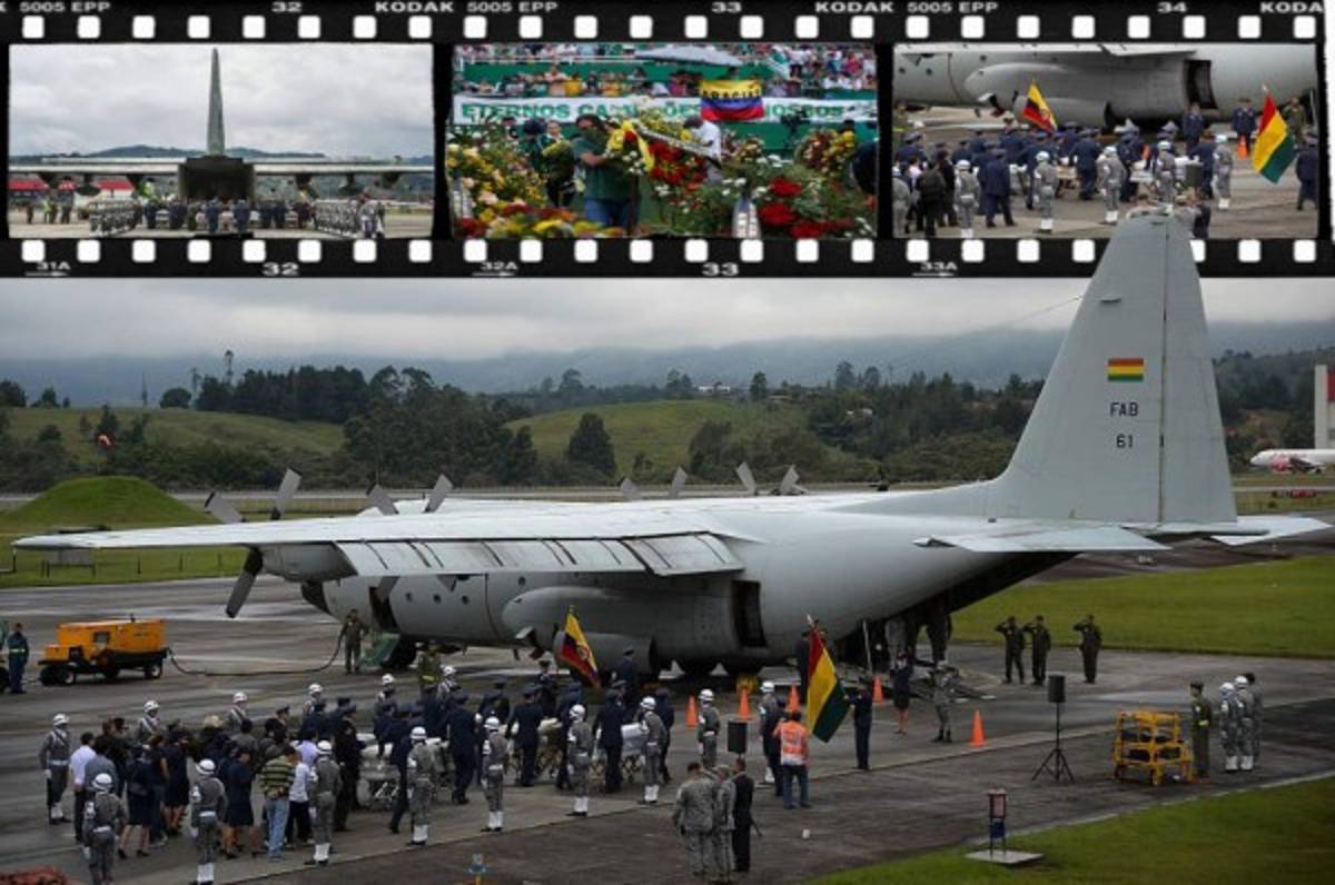 ¡Durísimo! Las imágenes de la repatriación de jugadores del Chapecoense