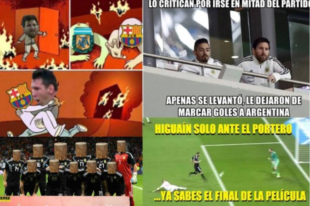 ¡Pobre Messi! Los otros memes que no has visto de la paliza a Argentina en España