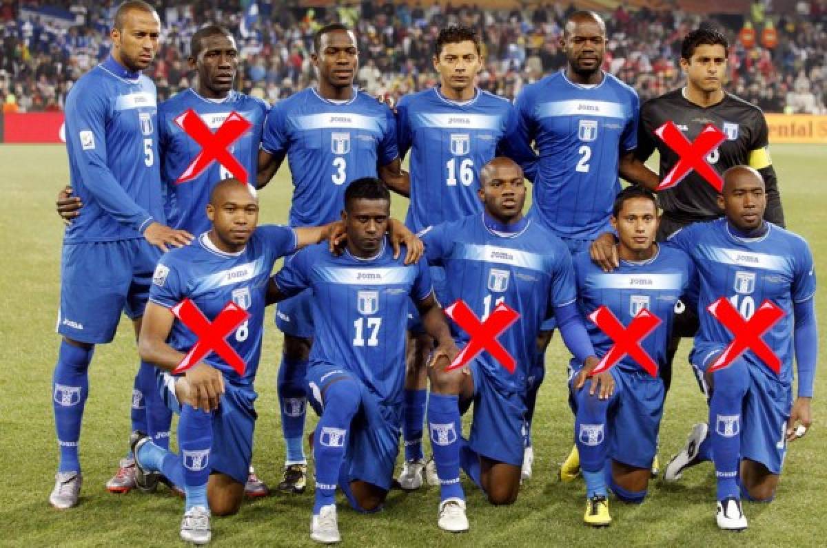 La triste realidad de la Selección de Honduras mundialista en Sudáfrica 2010