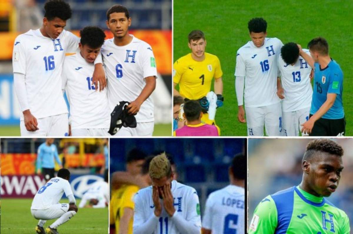 FOTOS: Lágrimas y tristeza de Honduras tras su virtual eliminación del Mundial Sub-20