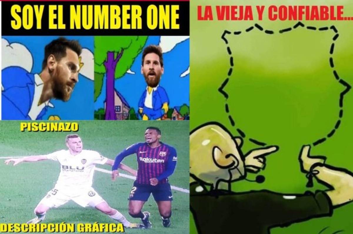 Los humillantes memes del sufrido empate del Barcelona ante el Valencia