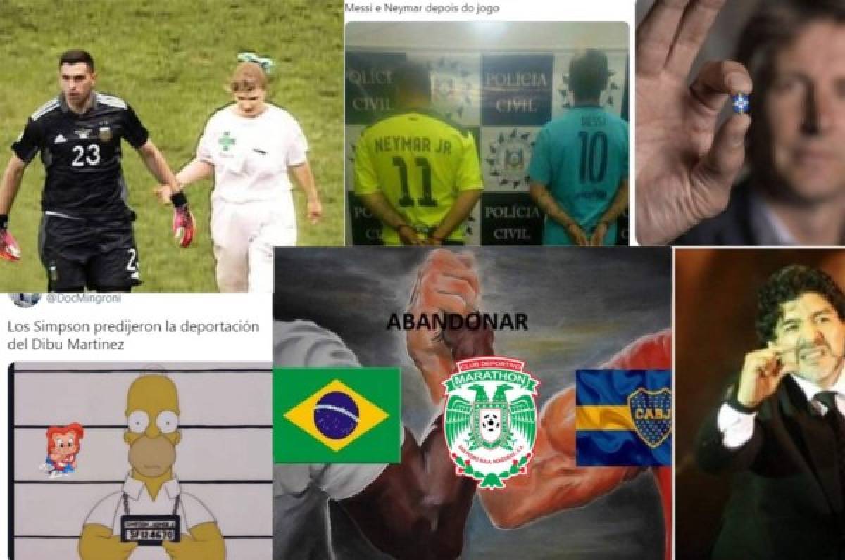 Brasil-Argentina se suspendió y los memes hacen pedazos a Messi, Neymar y Dibu Martínez