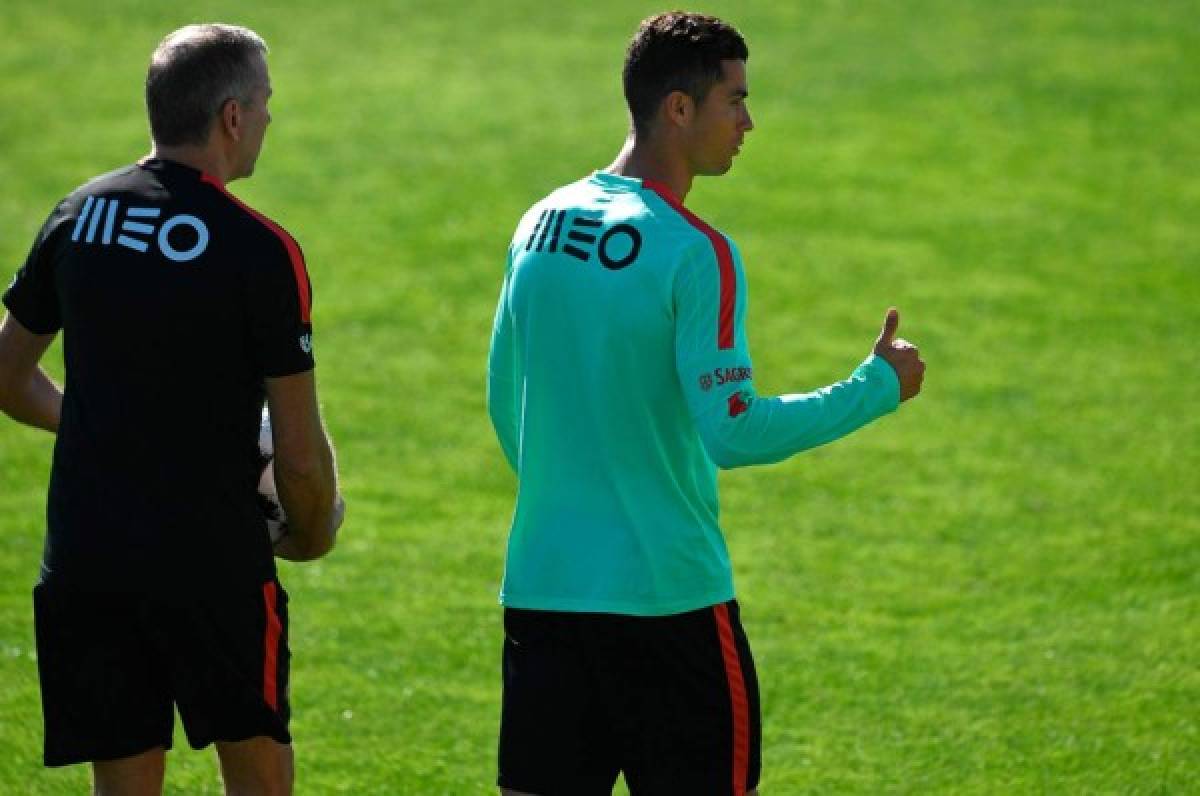 Cristiano Ronaldo se entrenó por separado para el duelo entre Portugal y Andorra