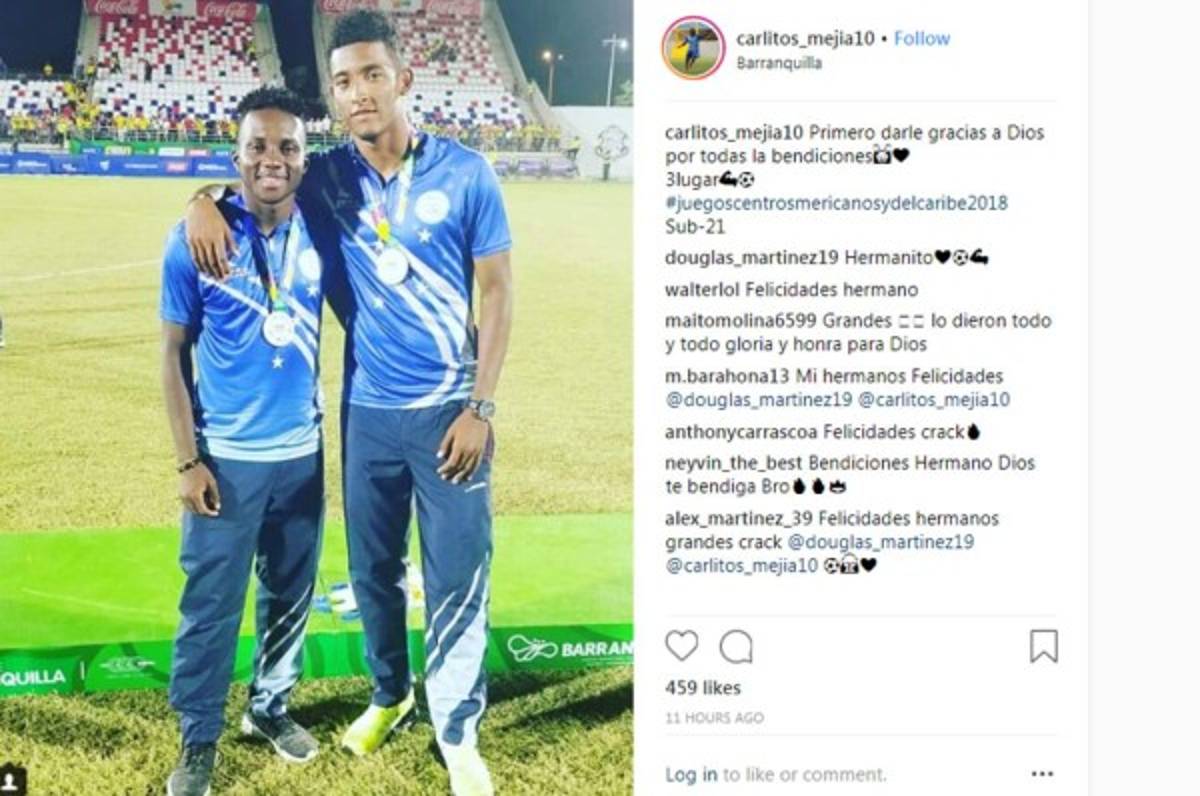 Así fue la celebración de los jugadores Sub-21 de Honduras en los Juegos Centroamericanos