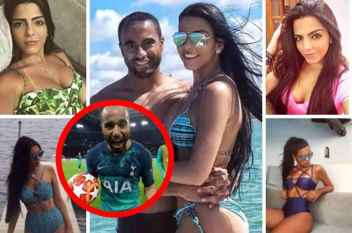 ¡Un bombón! Así es Larissa Saad, la hermosa esposa de Lucas Moura, héroe del Tottenham