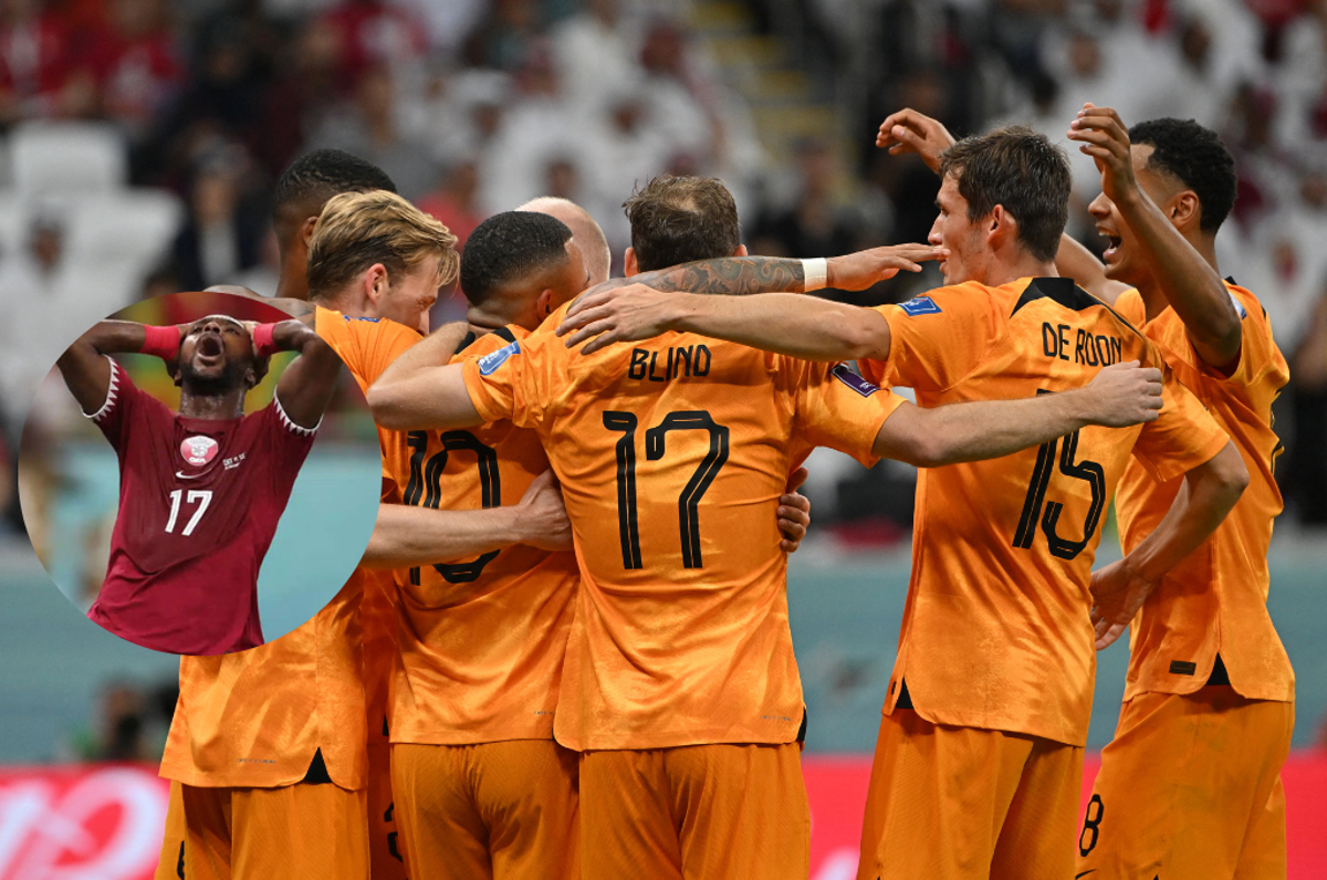 Países Bajos sella boleto a octavos, conquista liderato del grupo A y sepulta a Qatar en un ridículo histórico