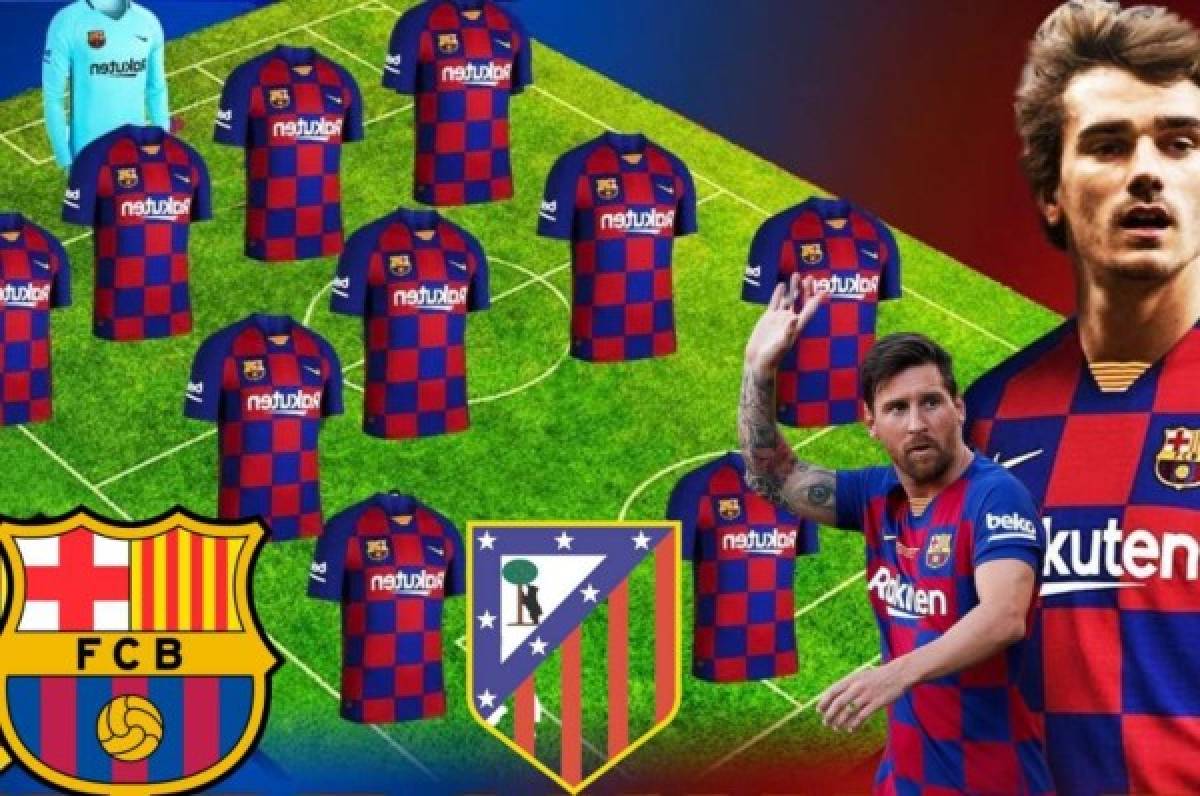 El 11 del Barcelona ante el Atlético para buscar la final de la Supercopa de España