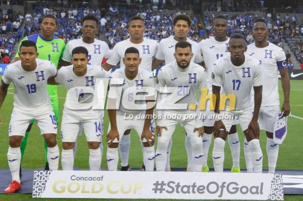 Honduras, la peor selección del grupo C de la Copa Oro 2019