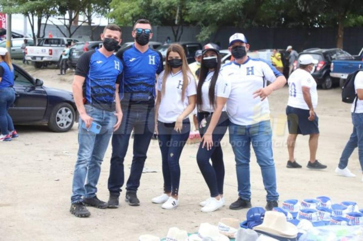 ¡Todo listo para ver a la H! La fiesta que se vive en el estadio Olímpico horas antes del Honduras- EUA