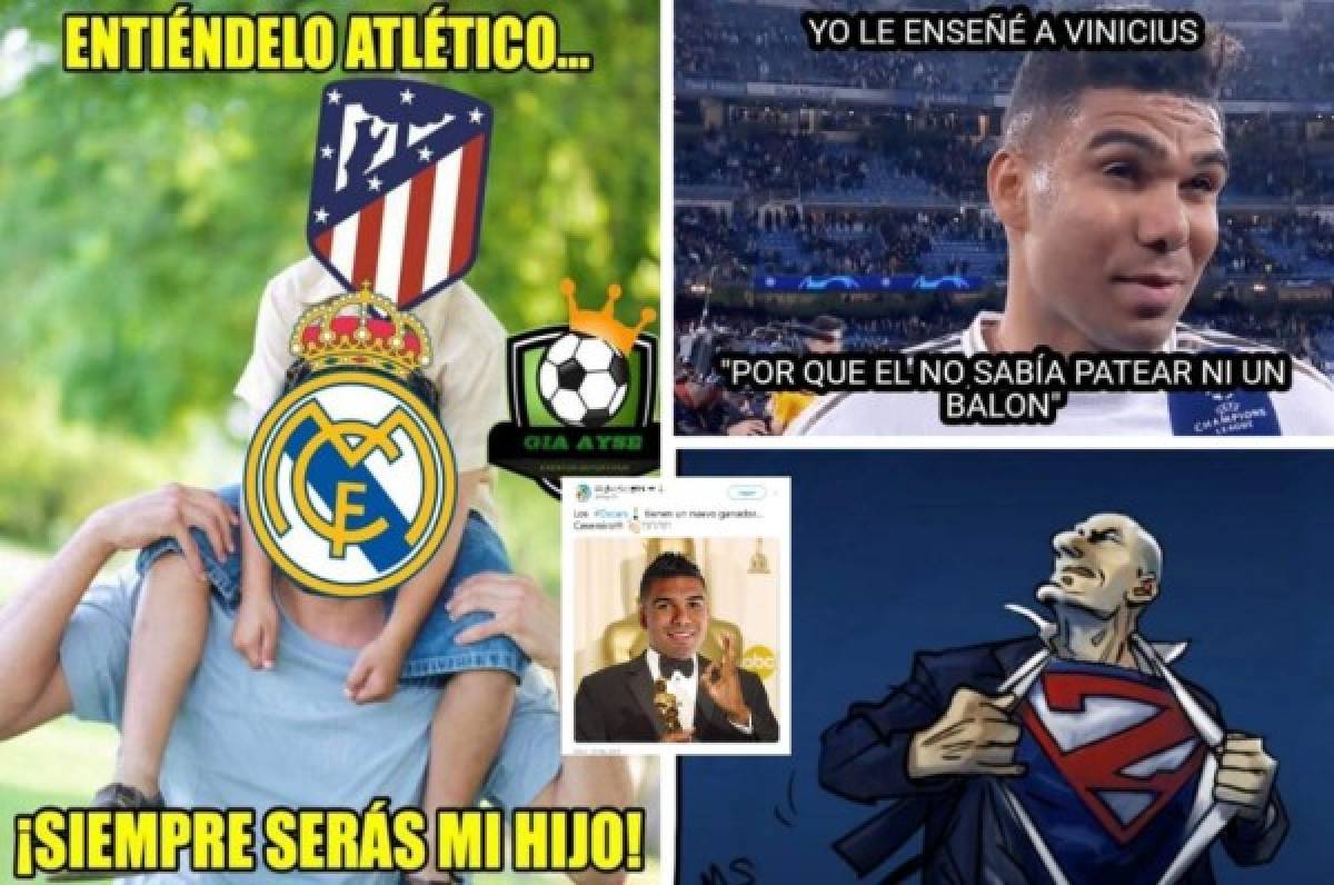 Memes: Casemiro, Zidane y Real Madrid, protagonista de las burlas tras ganarle el derbi al Atlético