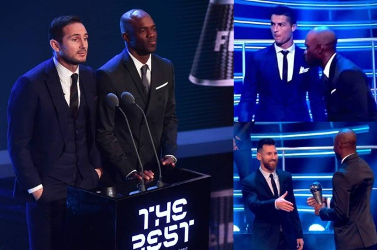 ¡Y NO ES CREÍDO! David Suazo entregó premio de FIFA a Messi y a Cristiano Ronaldo