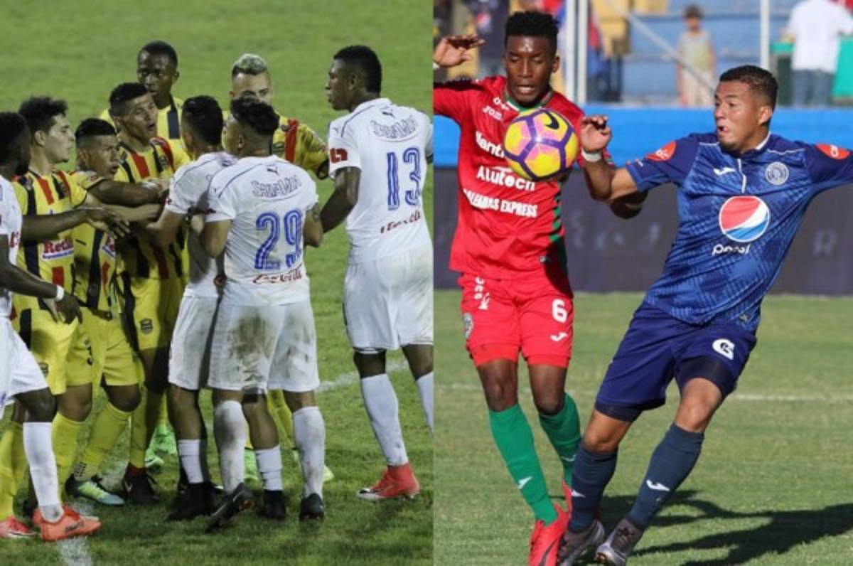 Confirmados los árbitros para los clásicos Marathón-Motagua y Olimpia-Real España