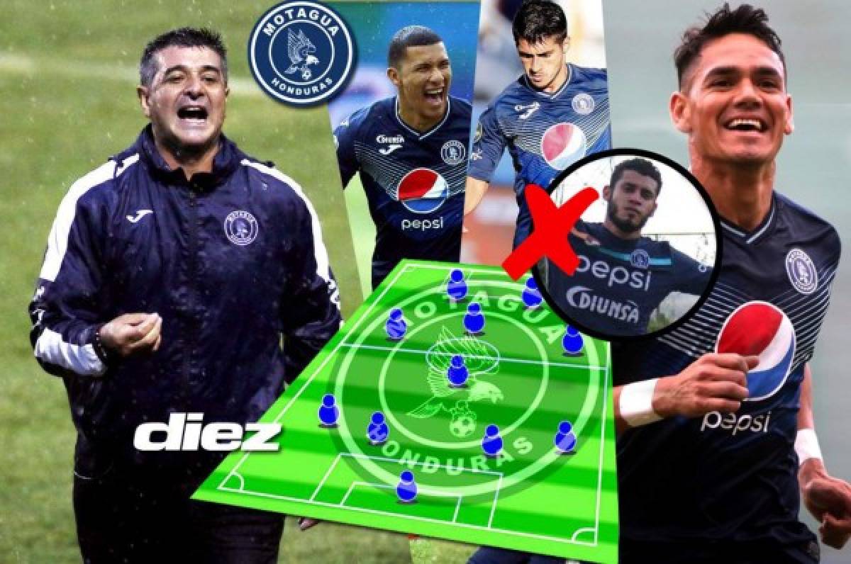 El 11 al que apunta Diego Vázquez con Motagua este sábado contra la Upnfm