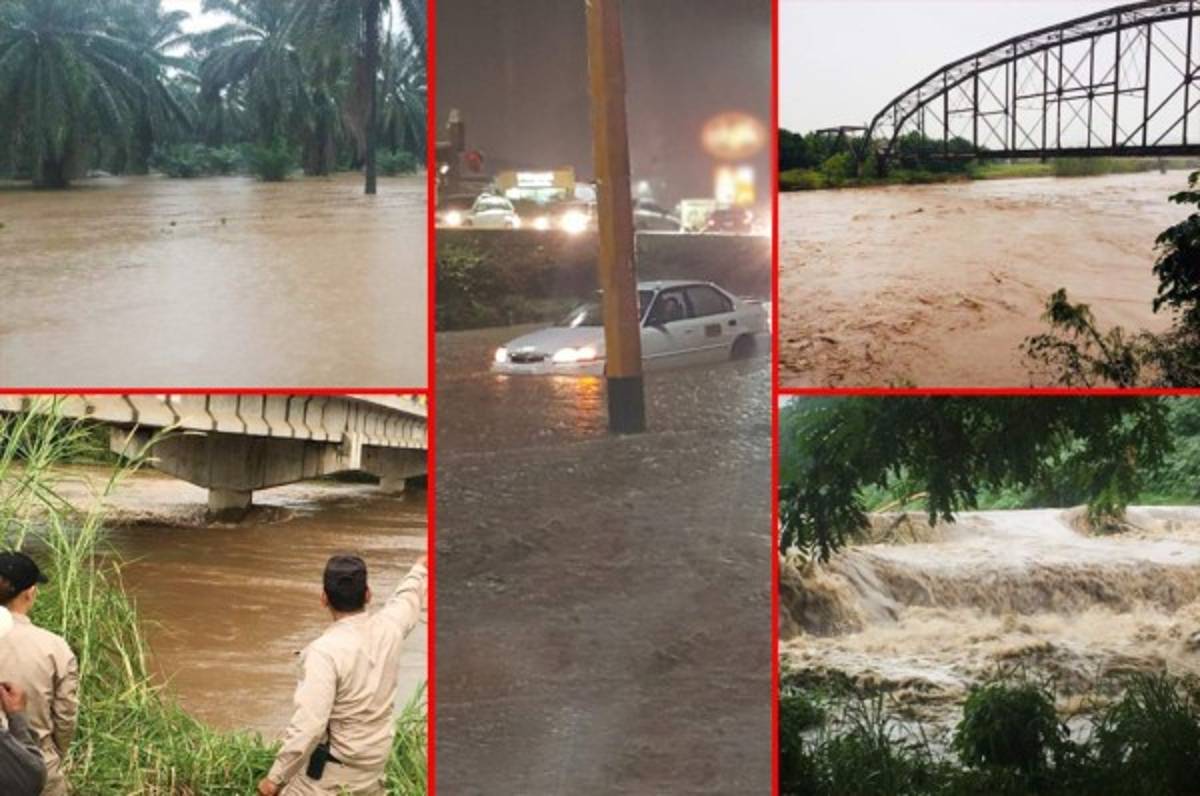 ¡ALERTA! Fuertes tormentas inundan varios departamentos de Honduras