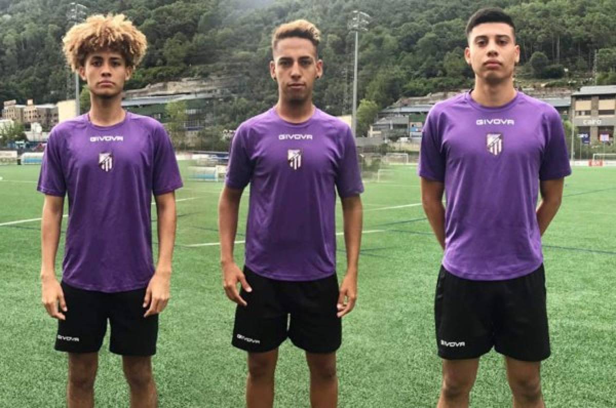 Tres futbolistas hondureños realizan prueba con equipo de Andorra