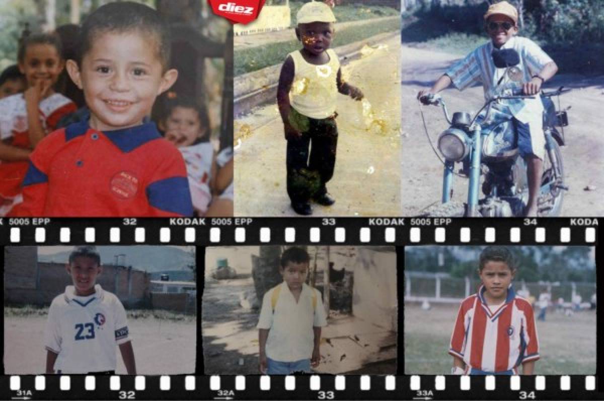 FOTOS: Así se veían los jugadores hondureños cuando eran niños