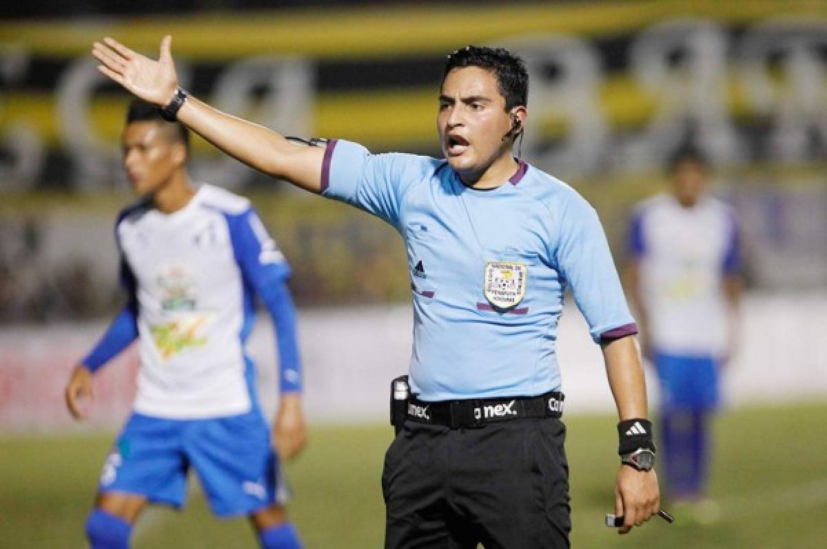 Saíd Martínez, el único árbitro central que tendrá Honduras en la Copa Oro