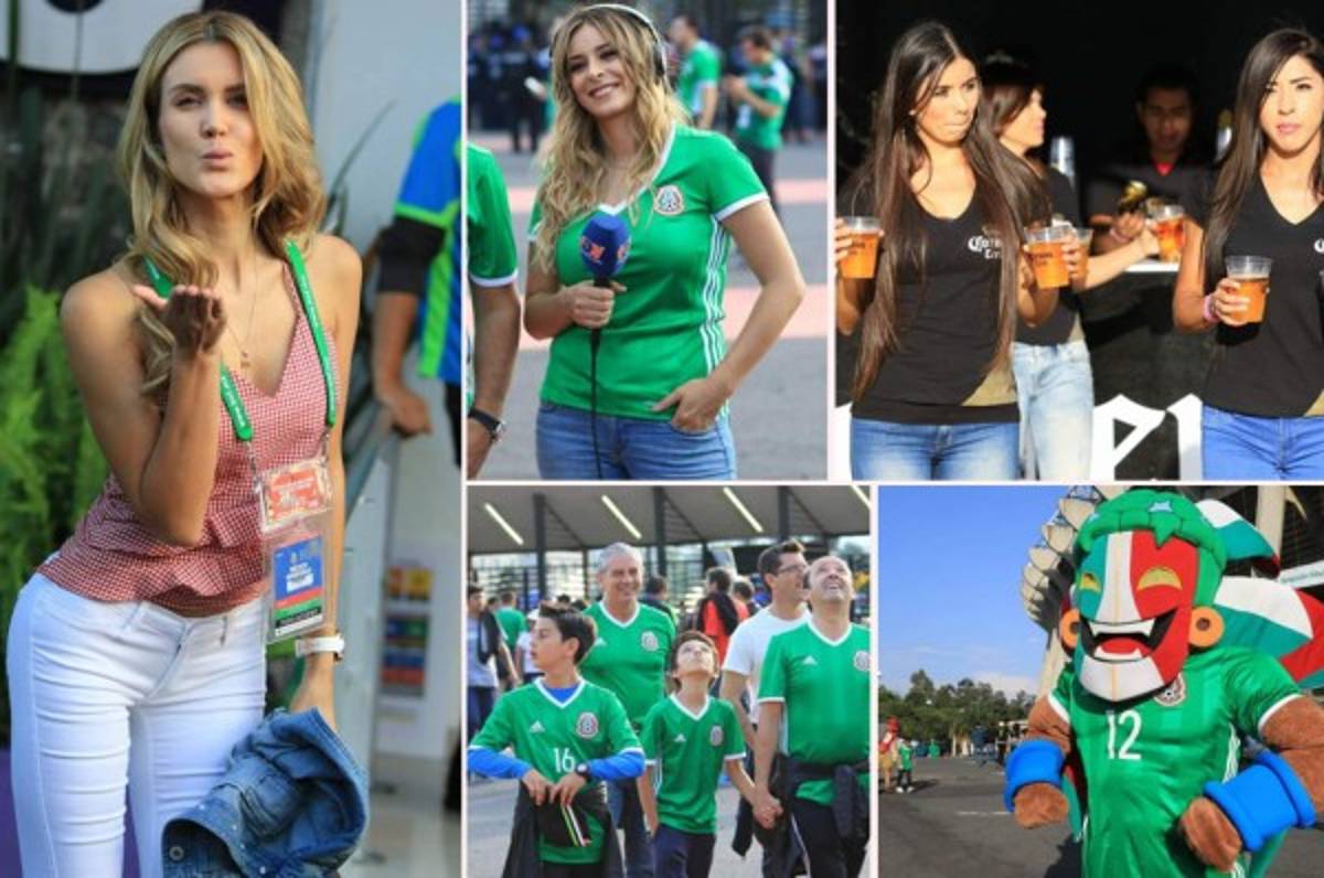 ¡Bellezas! Hasta actriz del Señor de los Cielos se fue al Azteca para el México-Honduras
