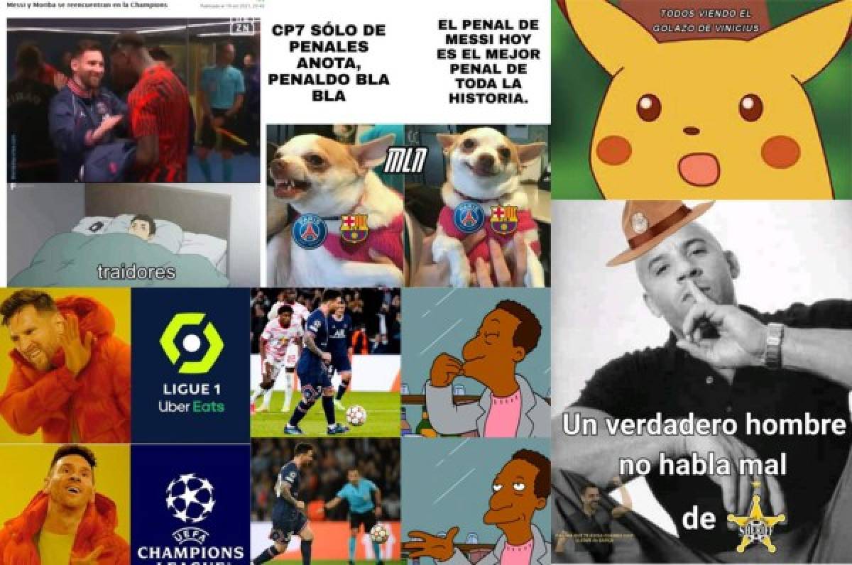 Messi marcó a lo Panenka, Vinicius anotó golazo y los memes estallan en la jornada de Champions