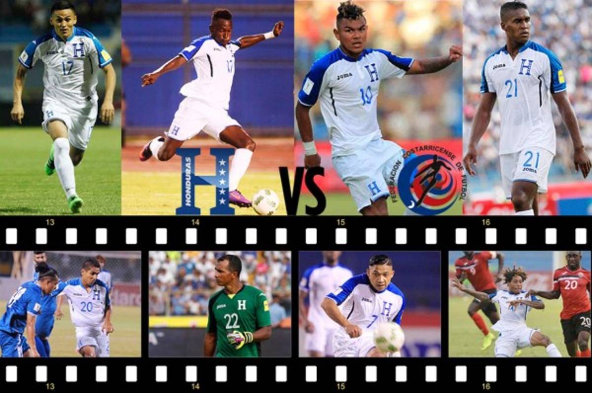 Así saldrá la Selección de Honduras hoy contra Costa Rica