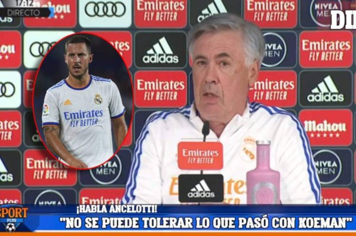 La bomba de Ancelotti: 'El problema de Hazard es que tiene un DT que ahora apuesta por otros jugadores'