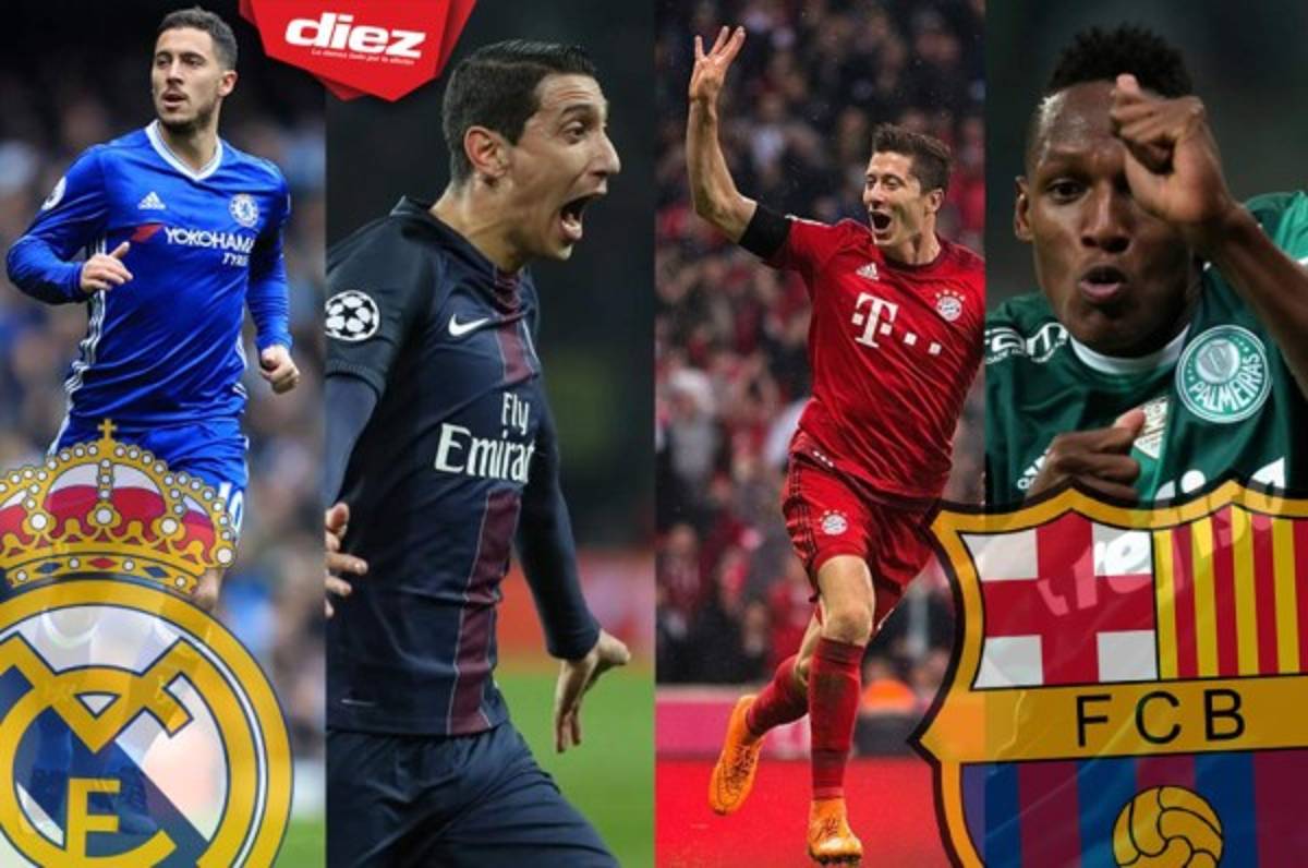 Los jugadores que llegarían al Real Madrid y Barcelona en verano